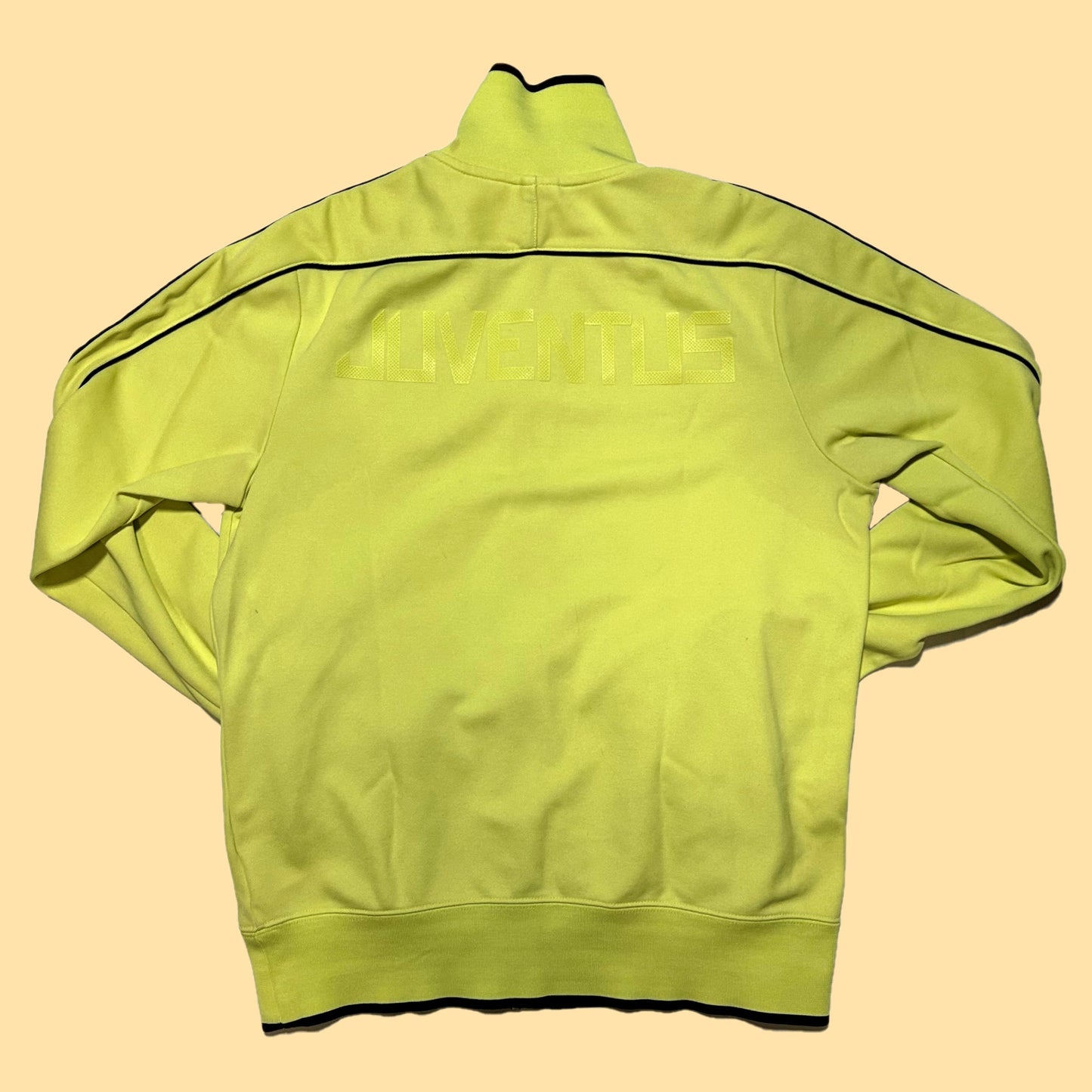 Nike Juventus Soccer/Football Full Zip Warmup Jacket - Medium - Lime Yellow