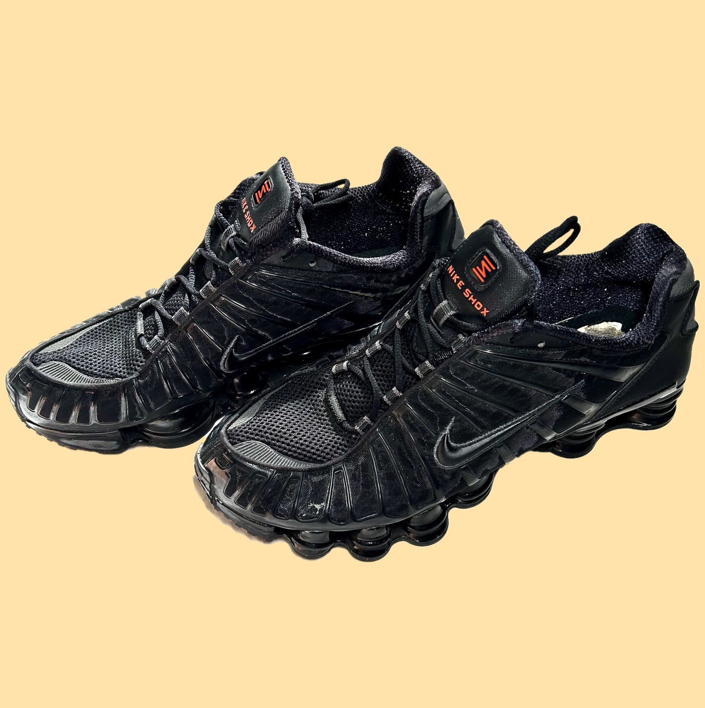 Nike Shox TL Sneakers - 13 US - Black Metallic Hematite