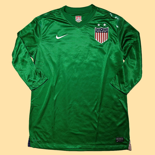 2013 Nike US Soccer / Football Centennial National Team Goalie Jersey - Small/Medium - Green