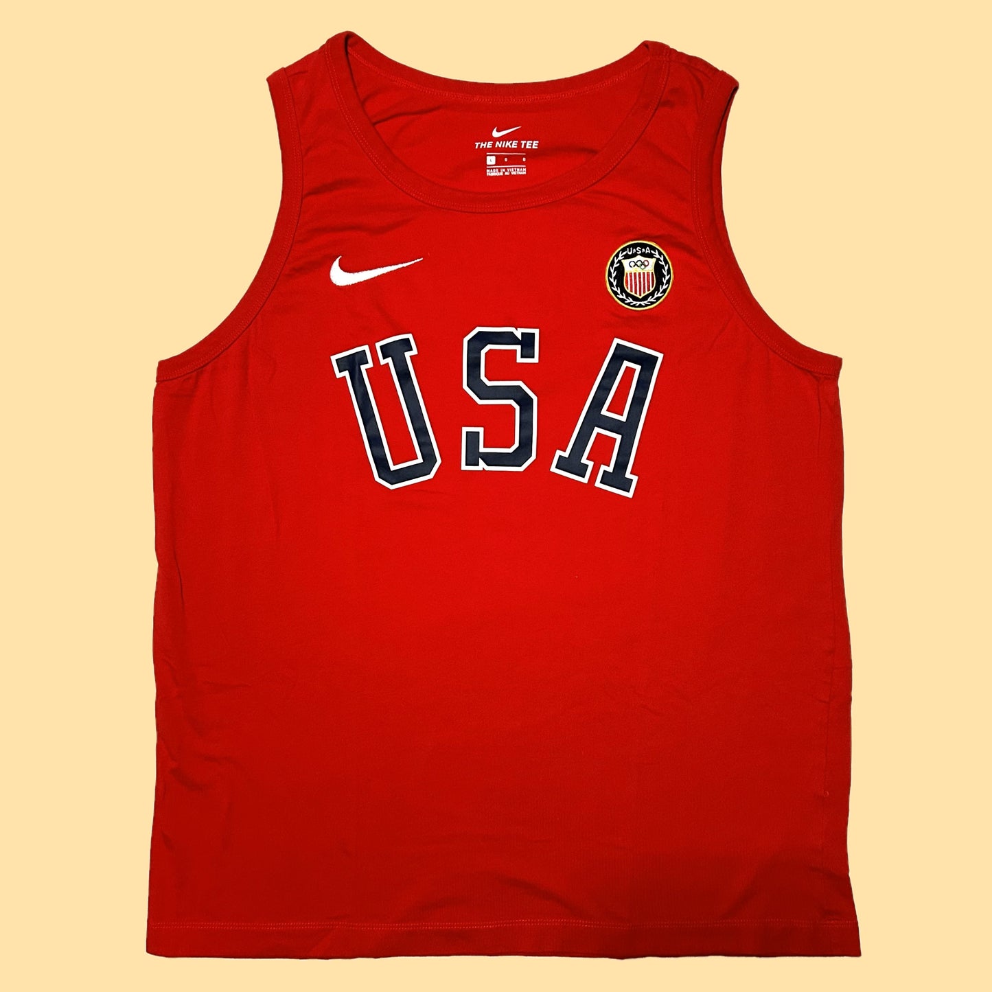 Nike 2020 Olympics Team USA Tank Top - Large - Red