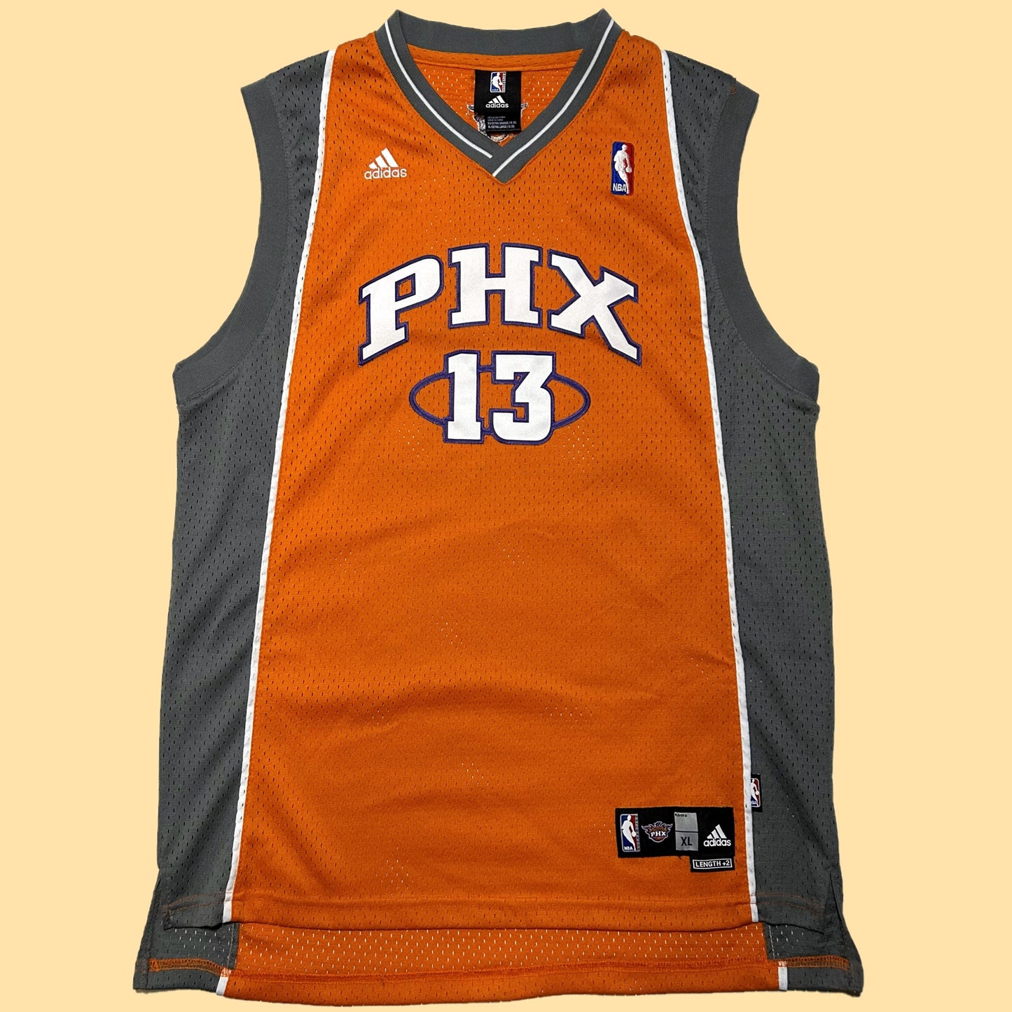 Adidas Phoenix Suns Steve Nash #13 Jersey - Youth XL +2" - Orange