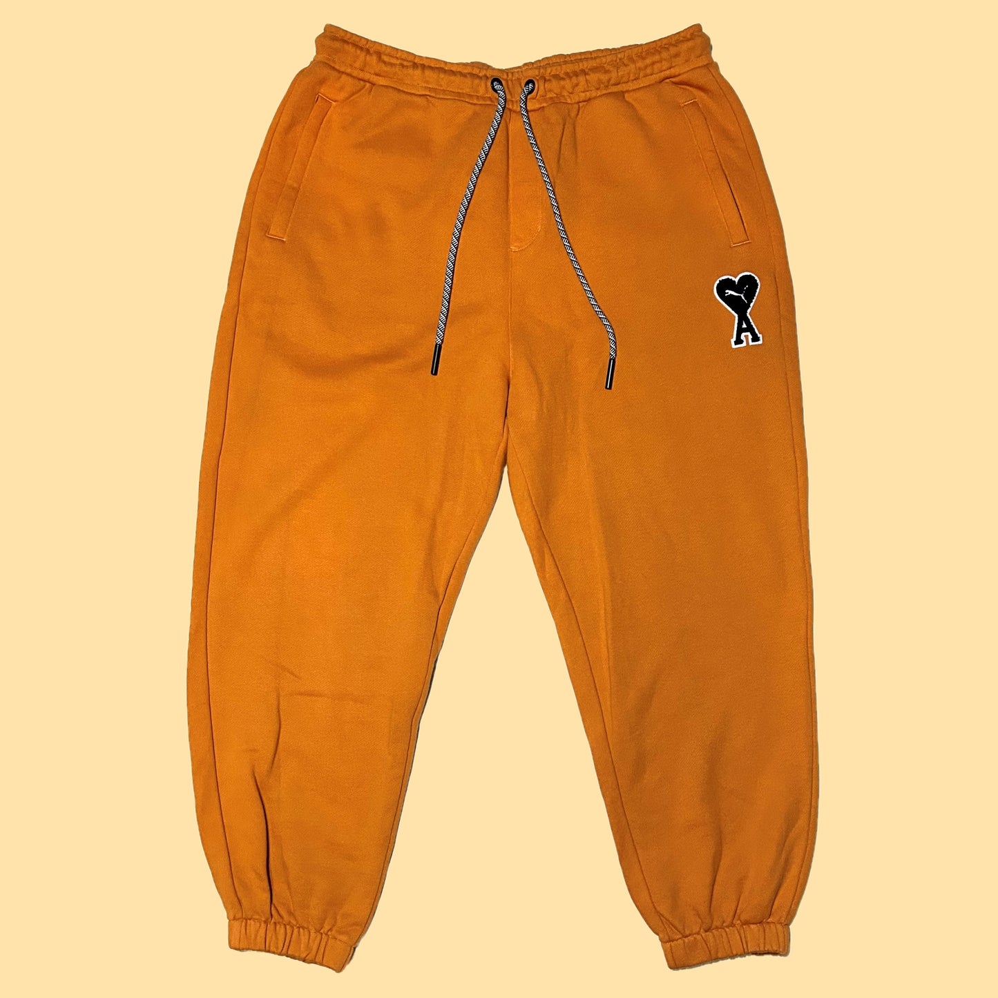 Puma x Ami Alexandre Mattiussi Cuffed Sweatpants - XL - Jaffa Orange