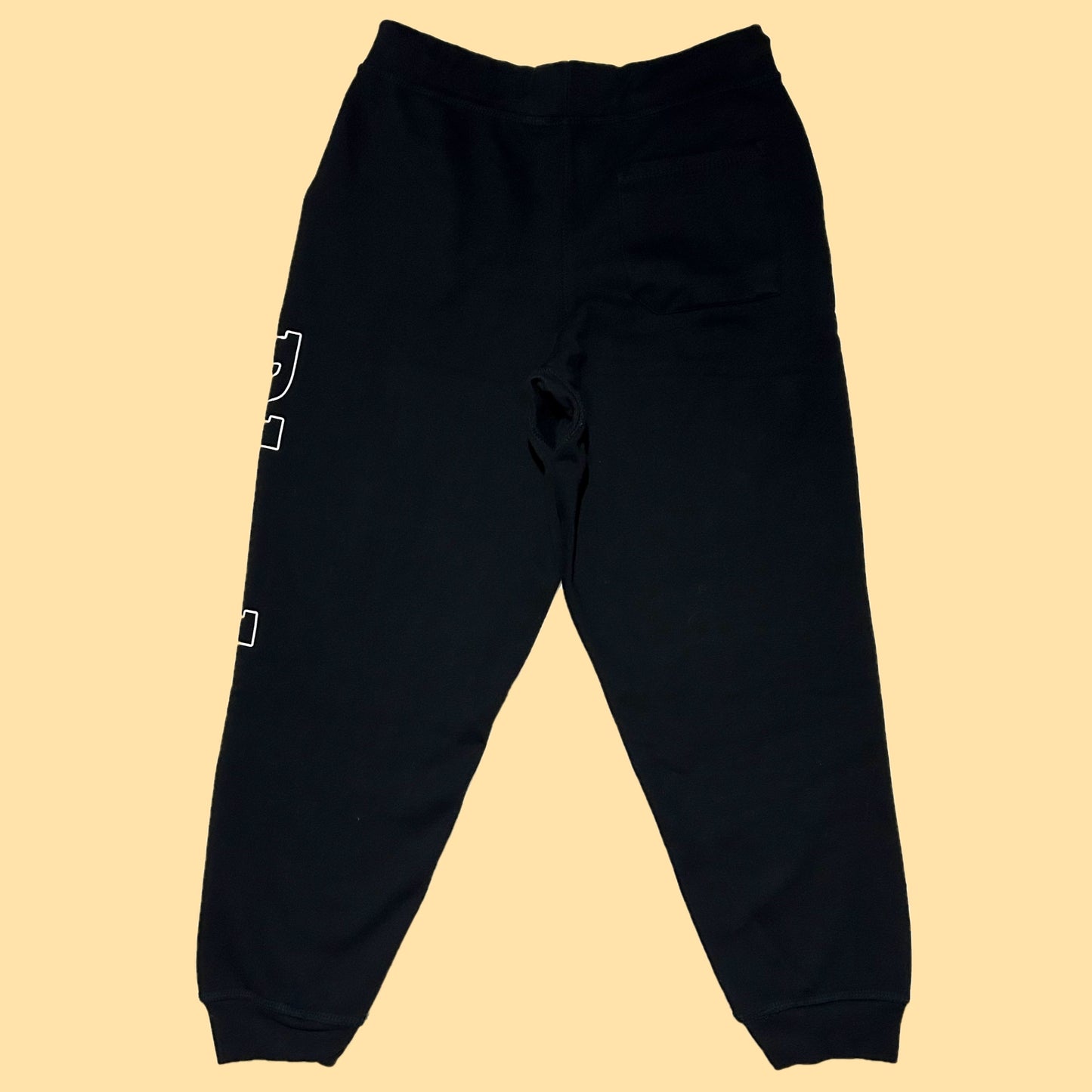 Rhude Logo Print Sweatpants - Large - Black