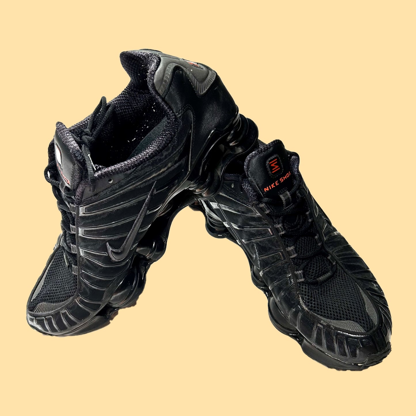 Nike Shox TL Sneakers - 13 US - Black Metallic Hematite