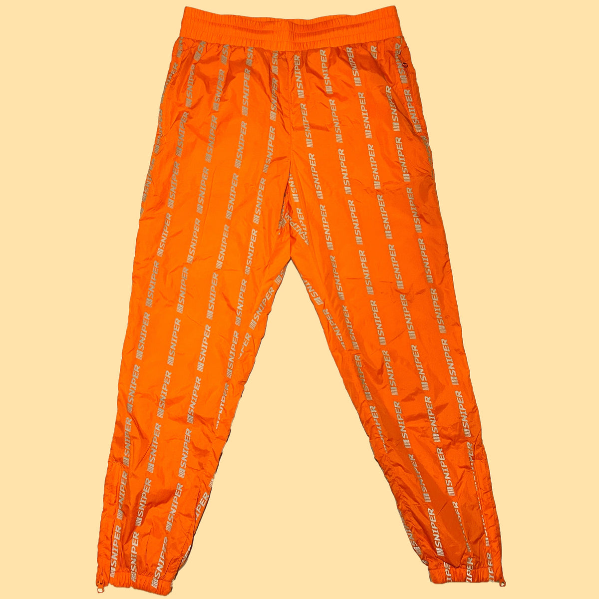 Sniper Gang Sniper Stripes Pants - Medium - Orange 