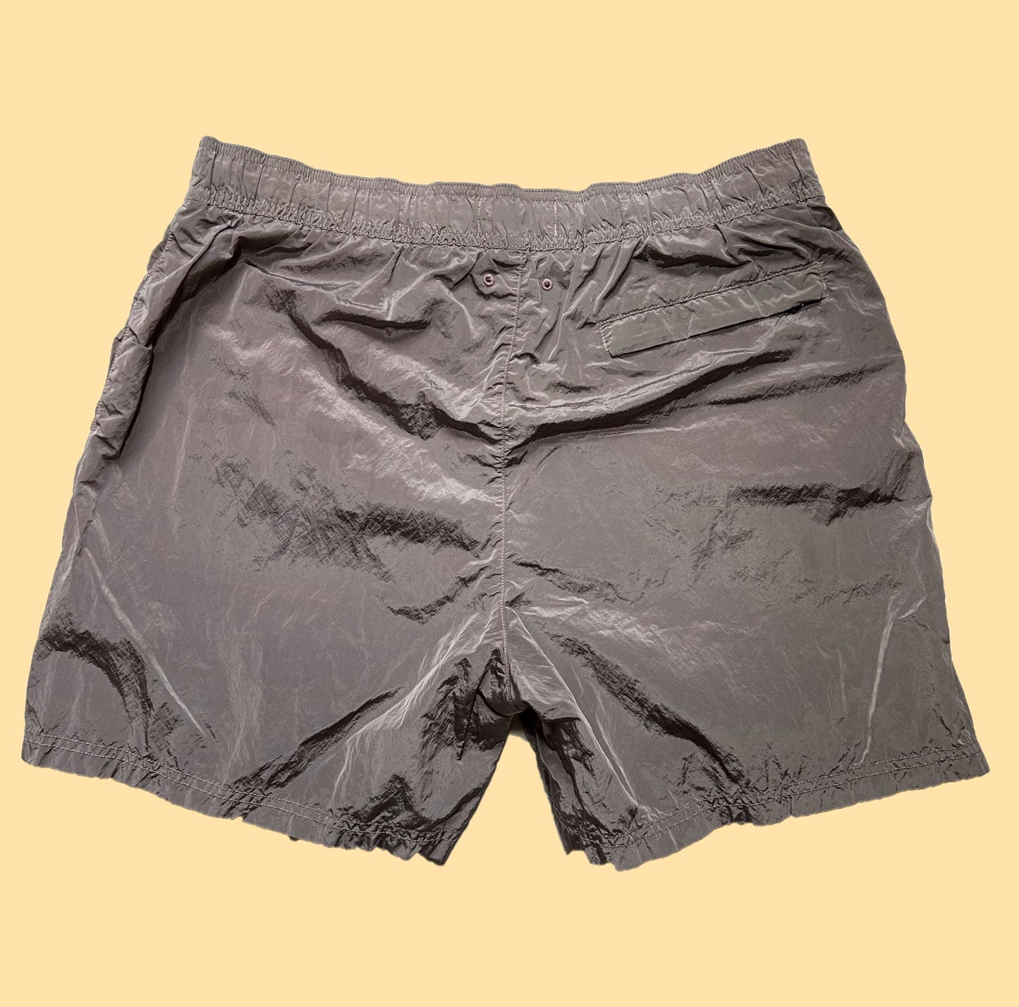 Stone Island Dyed Nylon Metal Shorts - XL - Rose Quartz