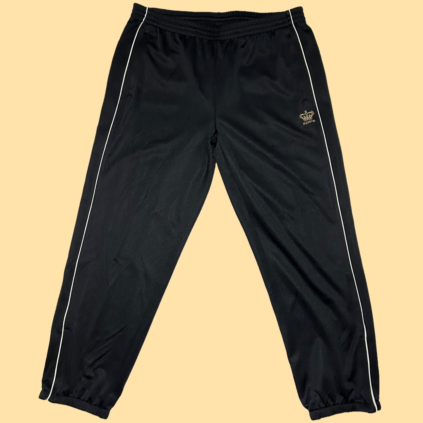 Supreme Crown Track Pants (Fall/Winter 2019) - XL - Black