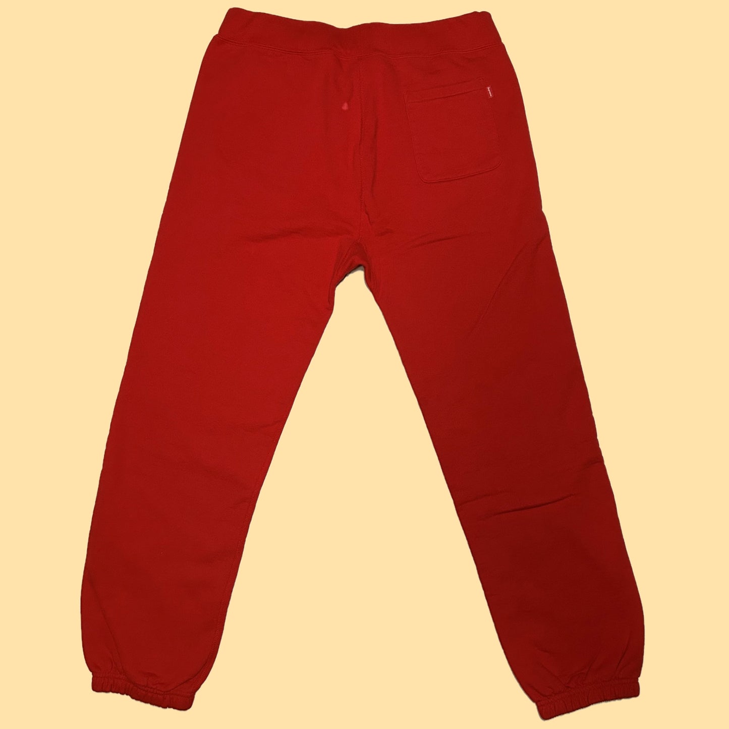 Supreme S Logo Sweatpants (Fall/Winter 2019) - XL - Red