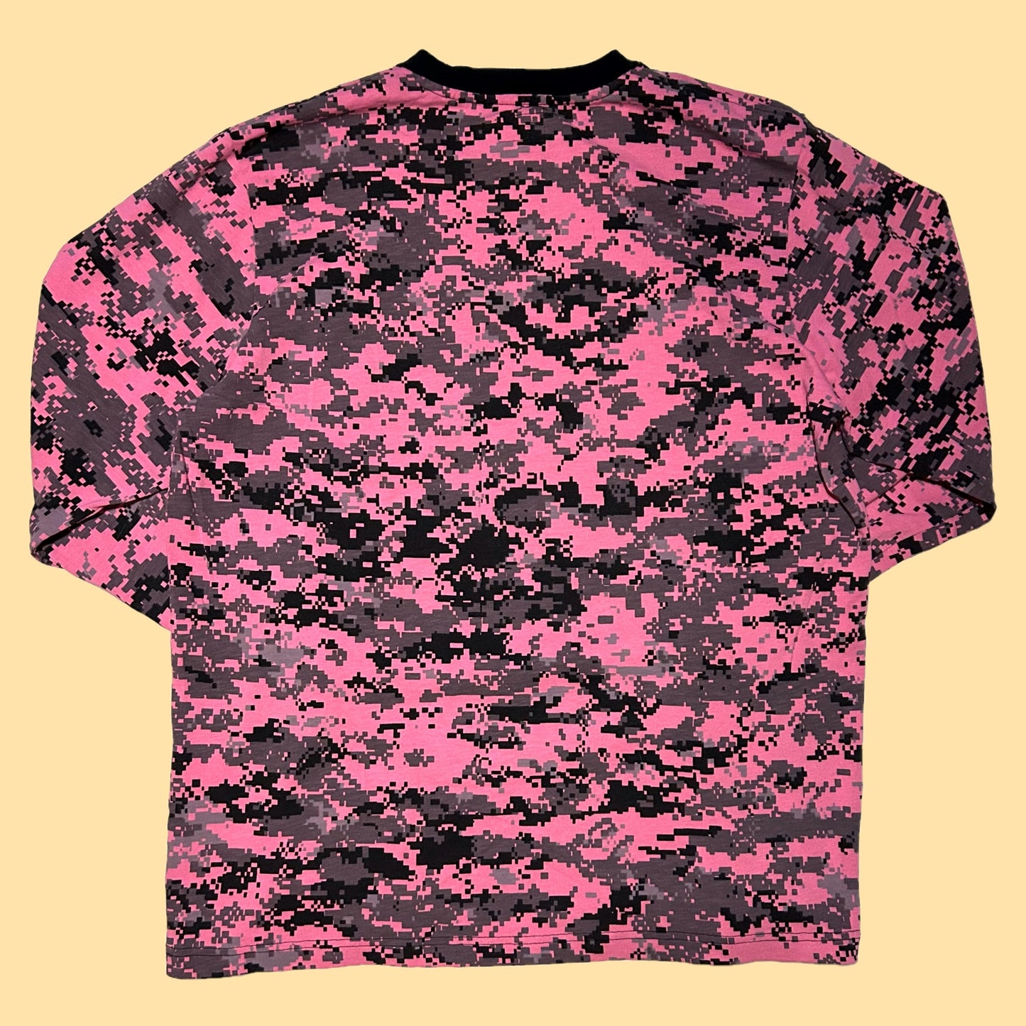 Supreme Pink Digi Camo Long Sleeve Shirt (Spring/Summer 2017) - XL