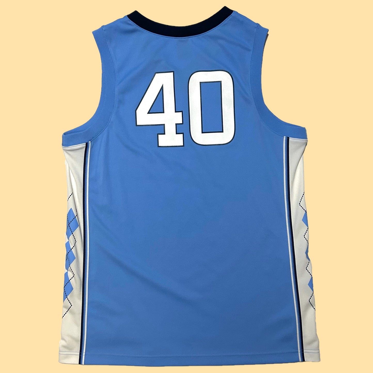 Jordan Nike Team Sports UNC Tarheels #40 Basketball Jersey - Large - Carolina Blue