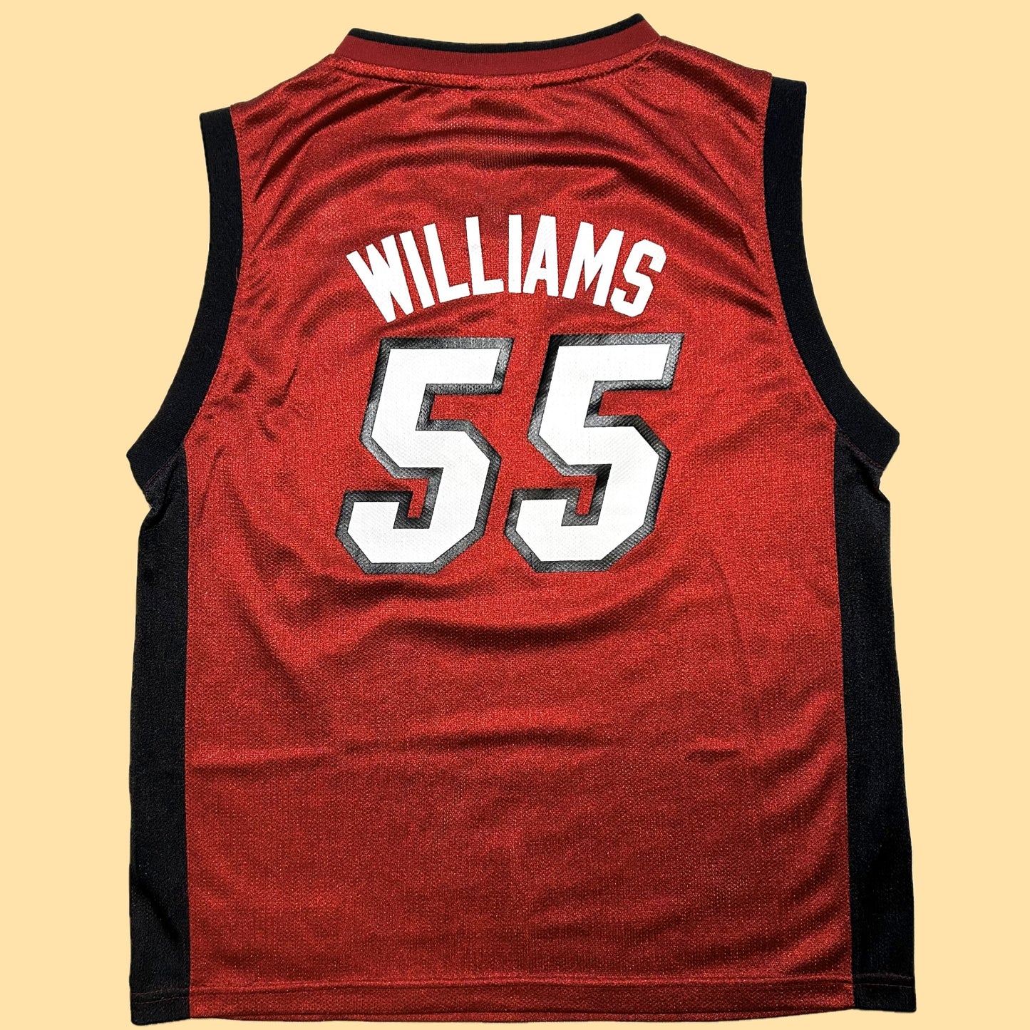 Reebok Miami Heat 2005-2006 Jason "White Chocolate" Williams #55 Jersey - Youth Large - Red