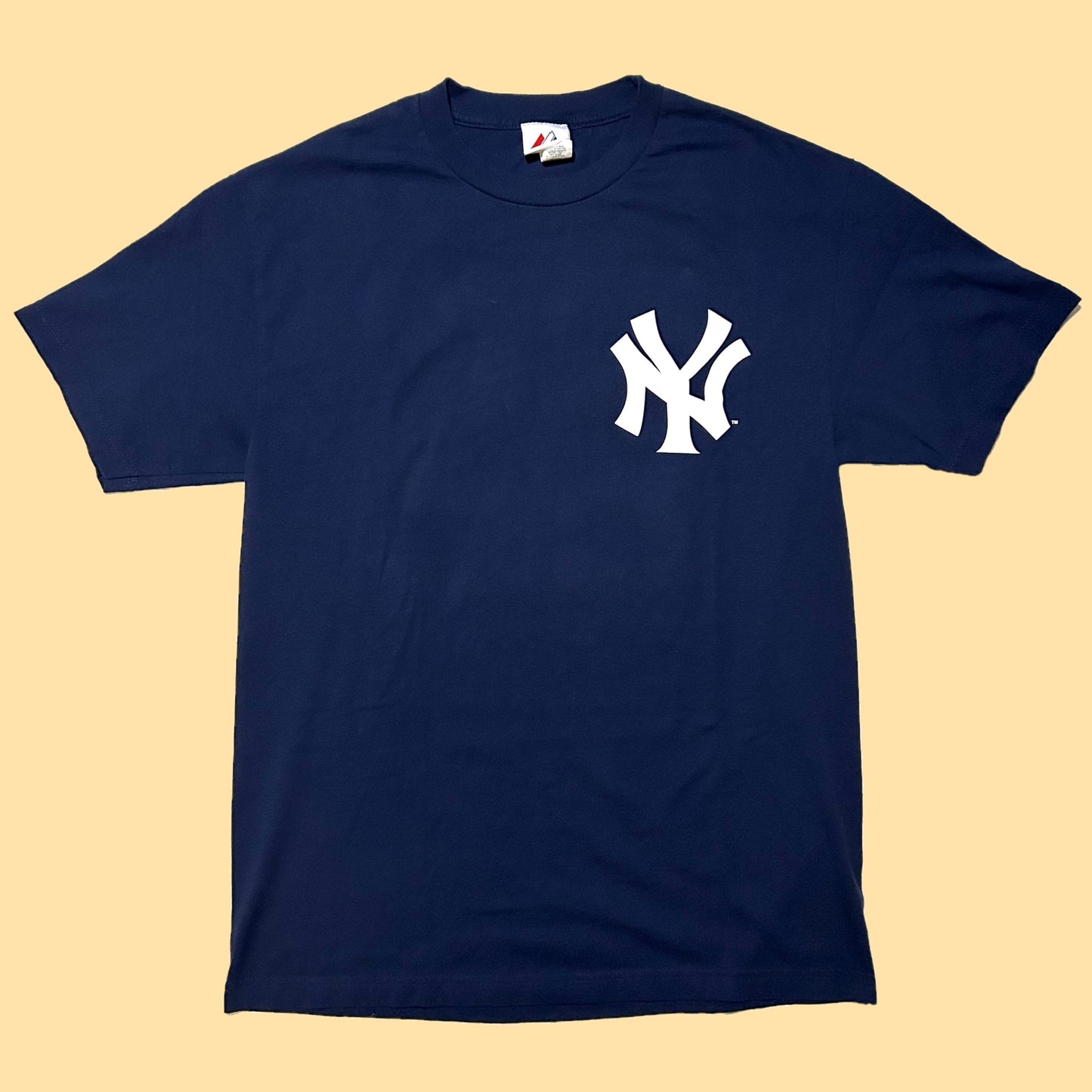 Majestic New York Yankees 2008 Joba Chamberlain #62 T-Shirt - Large - Navy